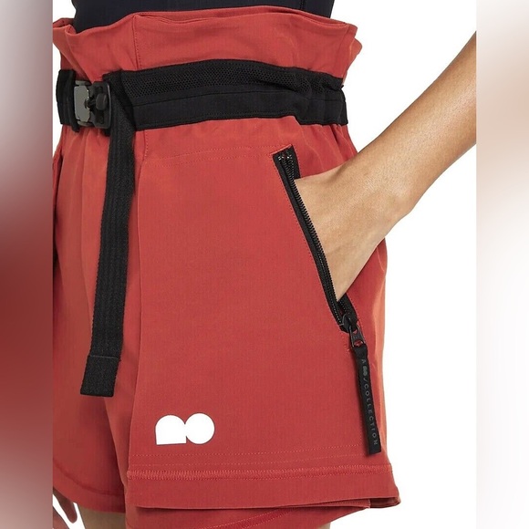 Nike Women’s Naomi Osaka Tennis Utility Shorts sz medium Red cinnabar DH5197-671 - Picture 11 of 13